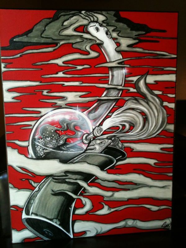Big Burn Bic and Bernadette Bong